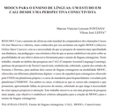 MOOCS PARA O ENSINO DE LÍNGUAS: UM ESTUDO EM CALL DESDE UMA PERSPECTIVA CONECTIVISTA