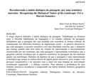 Reconhecendo a índole dialógica da paisagem: por uma semiótica marxista / Recognizing the Dialogical Nature of the Landscape: For a Marxist Semiotics