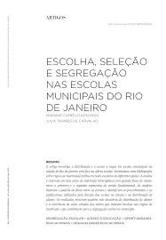 Escolha, seleção e segregação nas escolas municipais do Rio de Janeiro