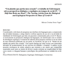 “Um plantão que partiu meu coração”: o trabalho de Enfermagem sob as perspectivas dialógica e ergológica em tempos de covid-19 / “A Shift that Broke my Heart”: The Nursing Activity from the Dialogical and Ergological Perspective in Times of Covid-19