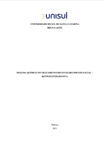 Peeling químico no tratamento do envelhecimento facial - Revisão integrativa