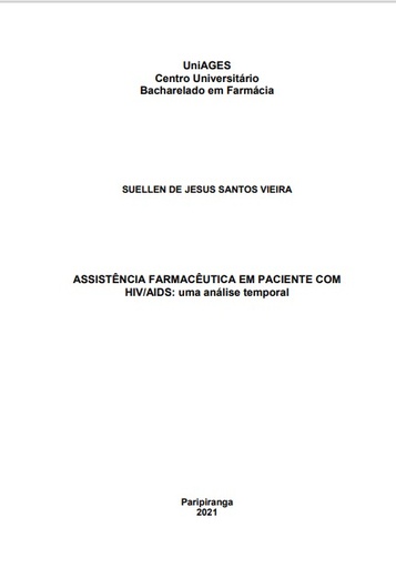 Assistência farmacêutica em pacientes com HIV/AIDS: uma análise temporal