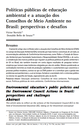 Políticas públicas de educação ambiental e a atuação dos conselhos de meio ambiente no Brasil: perspectivas e desafios