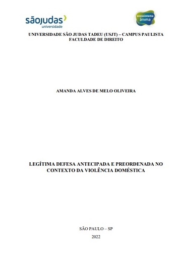 Legítima defesa antecipada ou preordenada no contexto da violência doméstica