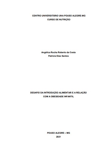 Desafio da introdução alimentar e a relação com a obesidade infantil