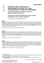 Instrumento para classificação de recém-nascidos de acordo com o grau de dependência de cuidados de enfermagem