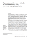 Pequeno guia/vocabulário para a utilização da história arqueológica como instrumento de pesquisa qualitativa