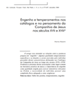 Engenho e temperamentos nos catálogos e no pensamento da Companhia de Jesus nos séculos XVII e XVIII