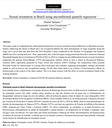 Sexual orientation in Brazil using unconditional quantile regression