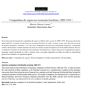 Companhias de seguro na economia brasileira, 1889-1914