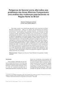 Polígonos de Voronoi como alternativa aos problemas das áreas mínimas comparáveis: uma análise das mudanças populacionais na região norte do Brasil