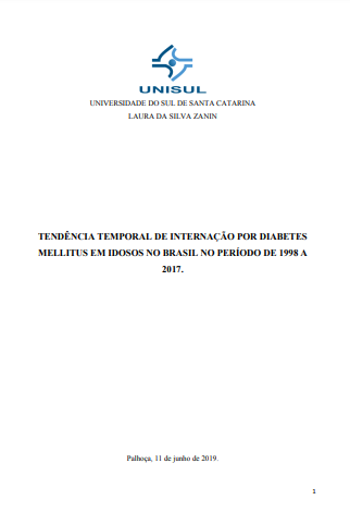 Tendência temporal de internação por Diabetes Mellitus em idosos no brasil de 1998 a 2017