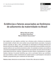 Evidências e fatores associados ao fenômeno de adiamento da maternidade no Brasil