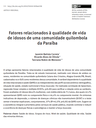 Fatores relacionados à qualidade de vida de idosos de uma comunidade quilombola da Paraíba