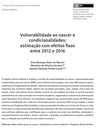 Vulnerabilidade ao nascer e condicionalidades: estimação com efeitos fixos entre 2012 e 2016