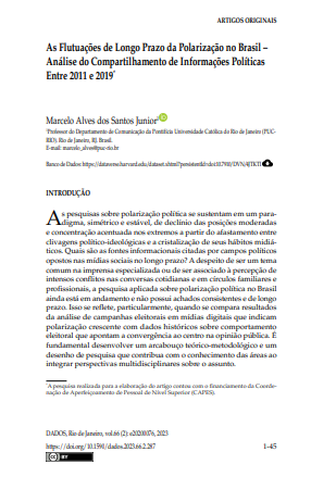 As Flutuações de Longo Prazo da Polarização no Brasil – Análise do Compartilhamento de Informações Políticas Entre 2011 y 2019
