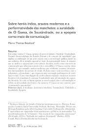 Sobre heróis índios, arautos modernos e a performatividade das manchetes: a auralidade de O Guesa, de Sousândrade, ou a epopeia como meio de comunicação