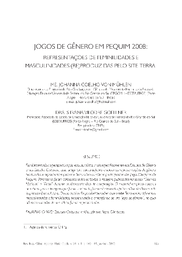 Jogos de gênero em Pequim 2008: representações de feminilidades e masculinidades (re)produzidas pelo site Terra