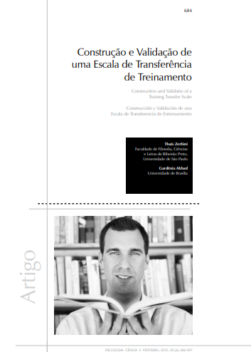 Construção y validação de uma escala de transferência de treinamento