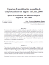 Espacios de sociolización y cambio de comportamiento en higiene en Lima, 2008