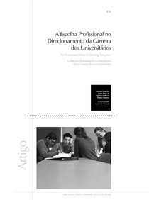 A escolha profissional no direcionamento da carreira dos universitários