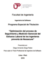 Optimización del proceso de seguimiento y medición gerencial del esfuerzo laboral de los ingenieros preventa de Neosecure