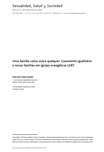 Uma família como outra qualquer: Casamento igualitário e novas famílias em igrejas evangélicas LGBT