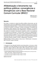 Alfabetização e letramento nas políticas públicas: convergências e divergências com a Base Nacional Comum Curricular (BNCC)