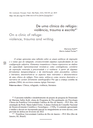 De uma clínica do refúgio: violência, trauma e escrita
