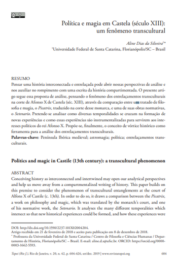Política e magia em Castela (século XIII): um fenômeno transcultural