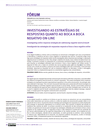 INVESTIGANDO AS ESTRATÉGIAS DE RESPOSTAS QUANTO AO BOCA A BOCA NEGATIVO ON-LINE