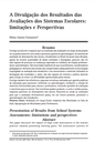 A divulgação dos resultados das avaliações dos sistemas escolares: limitações e perspectivas
