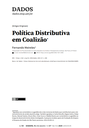 Política Distributiva em Coalizão