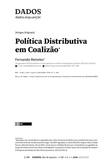 Política Distributiva em Coalizão