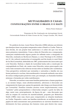 Mutualidades e casas: configurações entre o Brasil e o Haiti