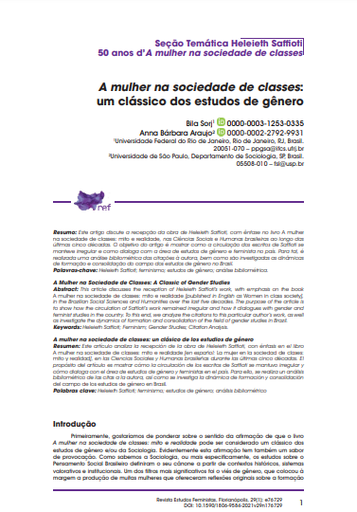 A mulher na sociedade de classes: um clássico dos estudos de gênero