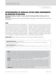 Representações do trabalho: estudo sobre confinamento na indústria petrolífera