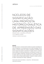 Núcleos de significação: uma proposta histórico-dialética de apreensão das significações