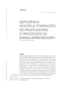 Deficiência múltipla: formação de professores e processos de ensino-aprendizagem