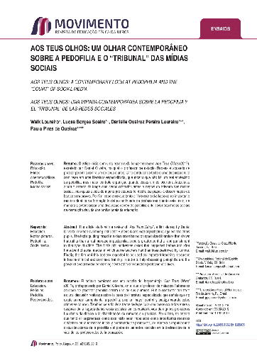 AOS TEUS OLHOS: UM OLHAR CONTEMPORÂNEO SOBRE A PEDOFILIA E O “TRIBUNAL” DAS MÍDIAS SOCIAIS