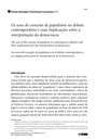 Os usos do conceito de populismo no debate contemporâneo e suas implicações sobre a interpretação da democracia