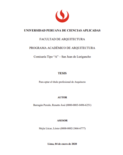 Comisaría Tipo &quot;A&quot; - San Juan de Lurigancho