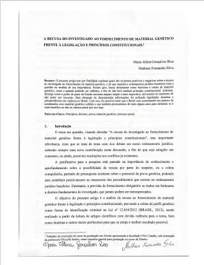 A recusa do investigado ao fornecimento de material genético frente à legislação e princípios constitucionais