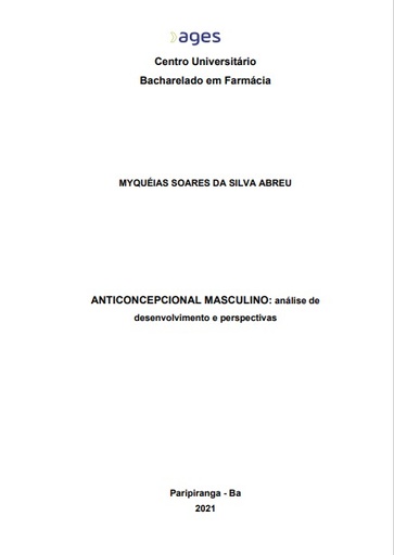 ANTICONCEPCIONAL MASCULINO: análise de desenvolvimento e perspectivas