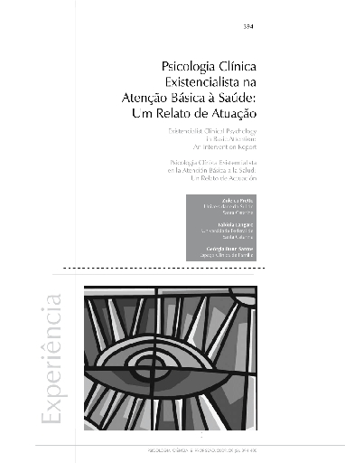 Psicologia clínica existencialista na atenção básica à saúde: um relato de atuação