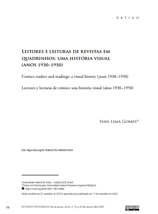 Leitores e leituras de revistas em quadrinhos: uma história visual (anos 1930-1950)