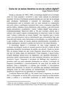 ¿Cómo ler os textos literarios na era da cultura digital?