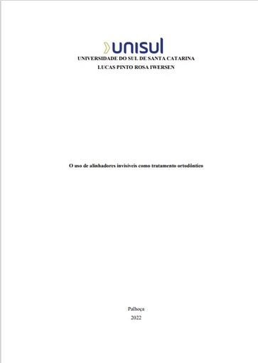 O uso de alinhadores invisíveis como tratamento ortodôntico