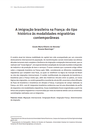 A imigração brasileira na França: do tipo histórico às modalidades migratórias contemporâneas