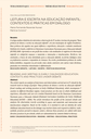 READING AND WRITING IN EARLY CHILDHOOD EDUCATION: CONTEXTS AND PRACTICES UNDER DEBATE